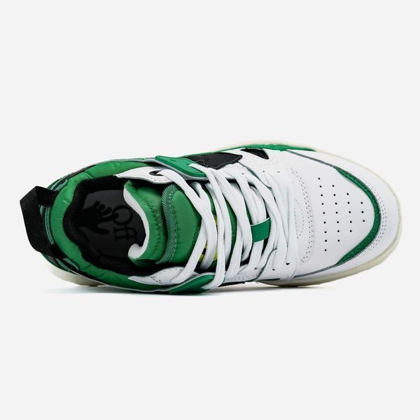 Кросівки OFF-WHITE Sponge Mid Top White Green 18373-Зелений-40 фото