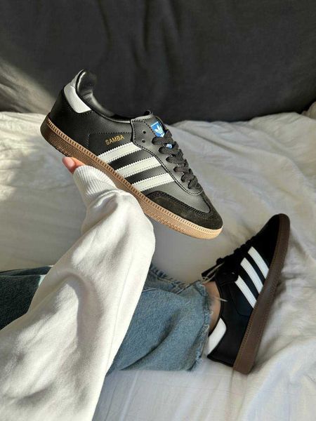 Кросівки Adidas Samba Black White 12752-Чорний-36 фото