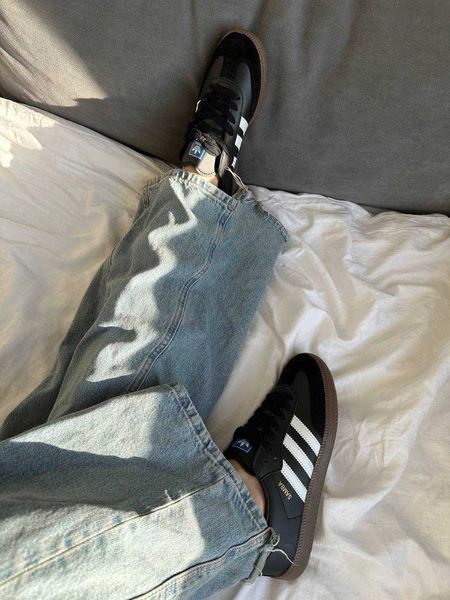 Кросівки Adidas Samba Black White 12752-Чорний-36 фото