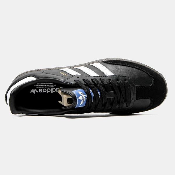 Кросівки Adidas Samba Black White 12752-Чорний-36 фото