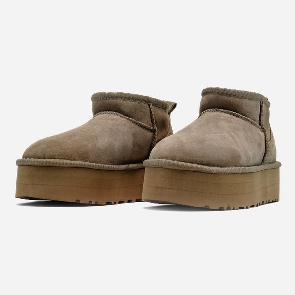 UGG Ultra Mini Platform Khak 09827-Хакі-36 фото