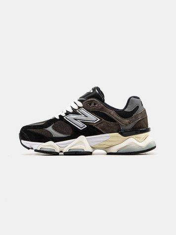Кросівки New Balance 9060 Black White Brown 10842-Коричневий-36 фото
