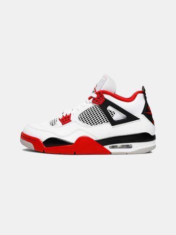 Кросівки Jordan 4 Retro Fire Red 06105-Червоний-36 фото