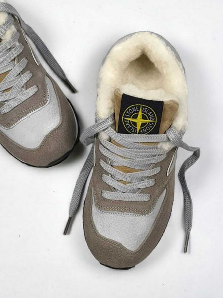 Кросівки New Balance 574 Stone Island Winter (зимові) 14066-Сірий-36 фото