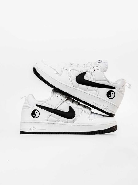 Кросівки Nike Air Force 1 low In Yan White Black Termo Winter (зимові) 14330-Білий-44 фото