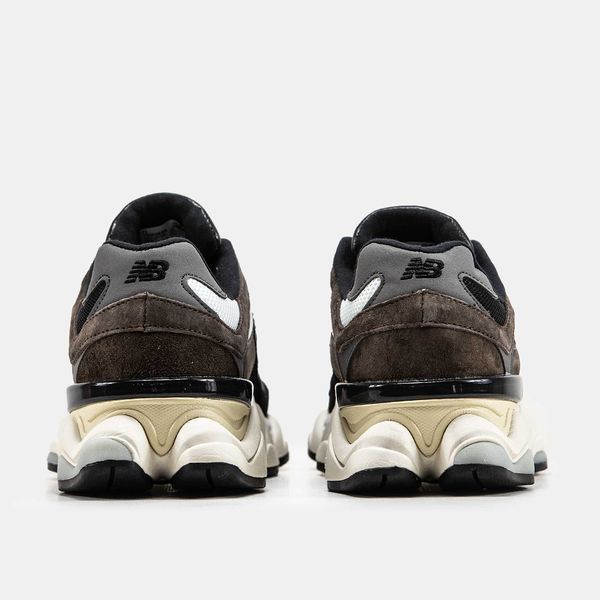 Кросівки New Balance 9060 Black White Brown 10842-Коричневий-36 фото