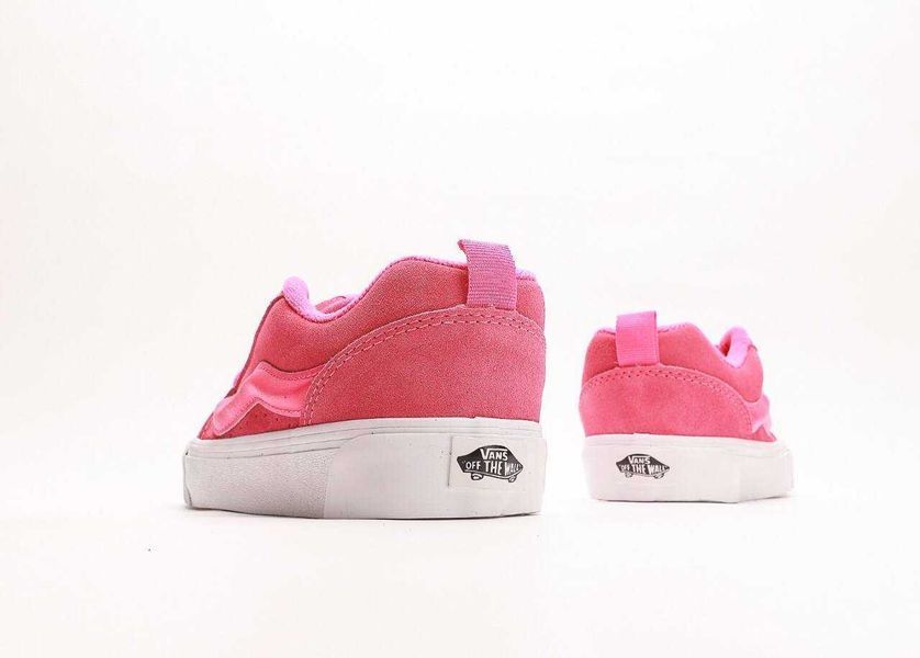 Кеди Vans KNU Skool Pink White Platform 13232-Рожевий-36 фото