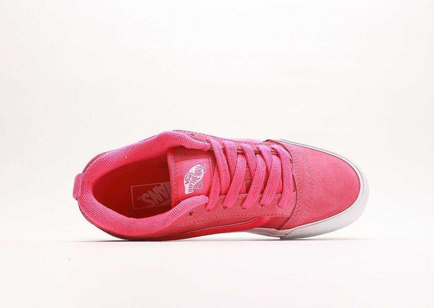 Кеди Vans KNU Skool Pink White Platform 13232-Рожевий-36 фото