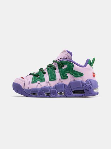 Кросівки Nike Air More Uptempo x AMBUSH Pink Purple Green Red 15085-Фіолетовий-36 фото