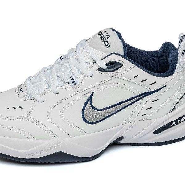 Кросівки Nike Air Monarch white silver 01937-Білий-36 фото