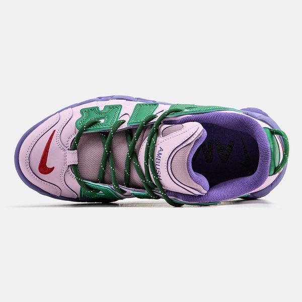Кросівки Nike Air More Uptempo x AMBUSH Pink Purple Green Red 15085-Фіолетовий-36 фото