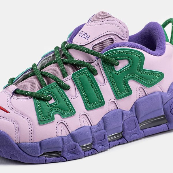 Кросівки Nike Air More Uptempo x AMBUSH Pink Purple Green Red 15085-Фіолетовий-36 фото