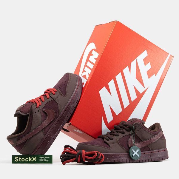 Кросівки Nike SB Dunk Low Bordo Brown 16578-Бордовий-36 фото