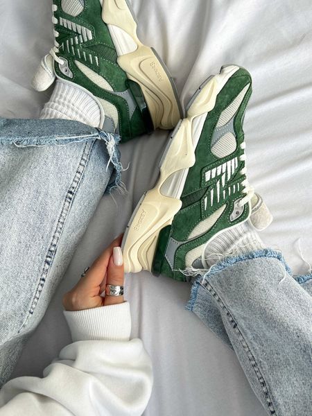 Кросівки New Balance 9060 Green Beige 14658-Зелений-36 фото