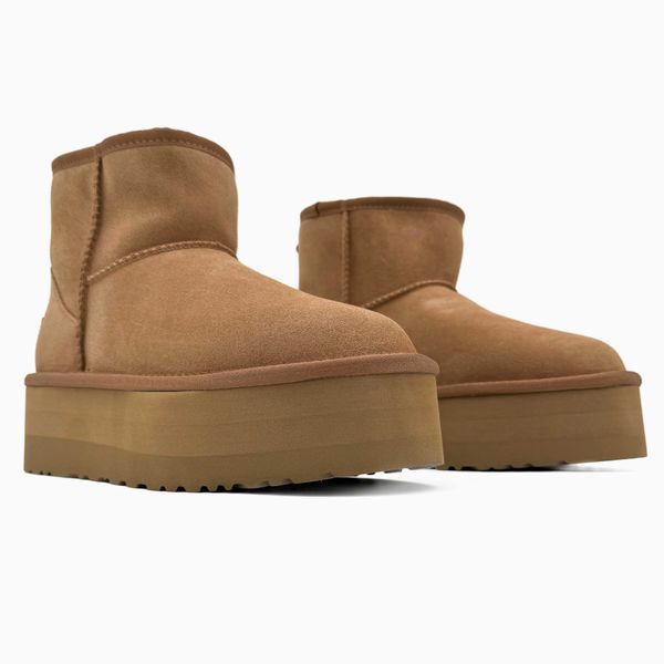 Угги на платформі UGG Mini Platform Chestnut 13988-Каштановий-36 фото