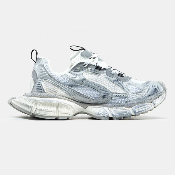 Кросівки Balenciaga 3XL White Silver 12608-Сріблястий-36 фото