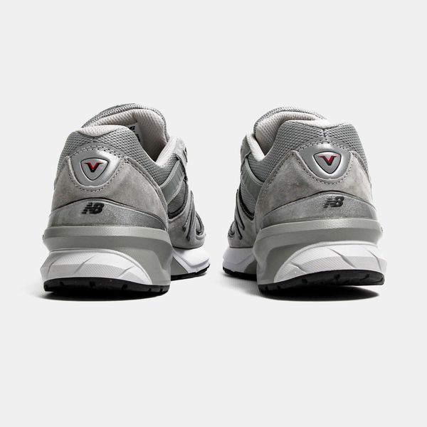 Кросівки NB New Balance 990 V5 Grey White 09711-Сірий-36 фото