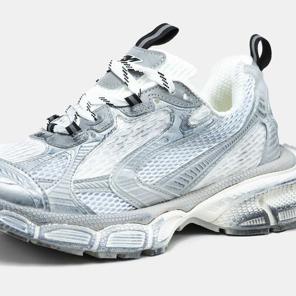 Кросівки Balenciaga 3XL White Silver 12608-Сріблястий-36 фото
