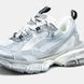 Кросівки Balenciaga 3XL White Silver 12608-Сріблястий-36 фото 8