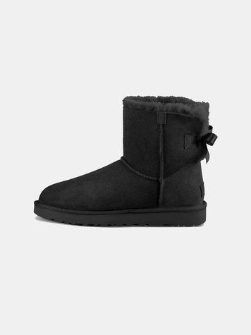Угги UGG Classic Mini Bailey Bow 04096-Чорний-36 фото