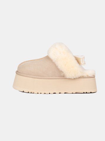 UGG Funkette Slipper Platform Sand 22445-Бежевий-39 фото