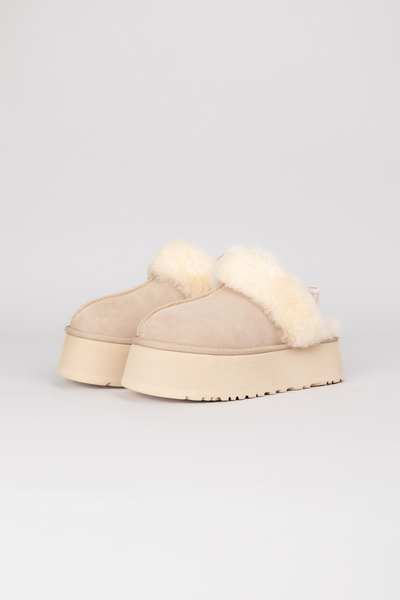 UGG Funkette Slipper Platform Sand 22445-Бежевий-39 фото