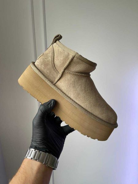 Угги на платформі UGG Ultra Mini Platform Khaki 13845-Хакі-36 фото