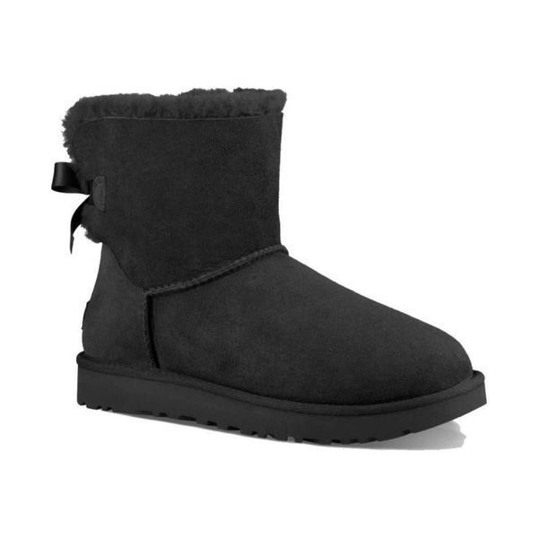 Угги UGG Classic Mini Bailey Bow 04096-Чорний-36 фото