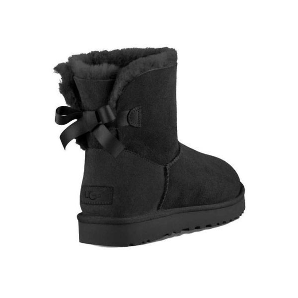 Угги UGG Classic Mini Bailey Bow 04096-Чорний-36 фото