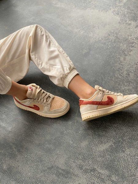 Кросівки Nike SB Dunk Low "Terry Swoosh" 11240-Червоний-36 фото