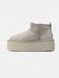 UGG Ultra Mini Platform Light Grey 13922-Сірий-36 фото 1