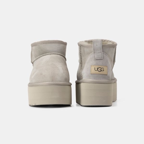 UGG Ultra Mini Platform Light Grey 13922-Сірий-36 фото