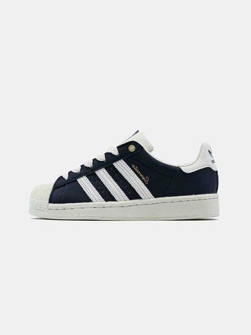 Кросівки Adidas Superstar 50/50 Black/Navy Blue 17487-Чорний-36 фото