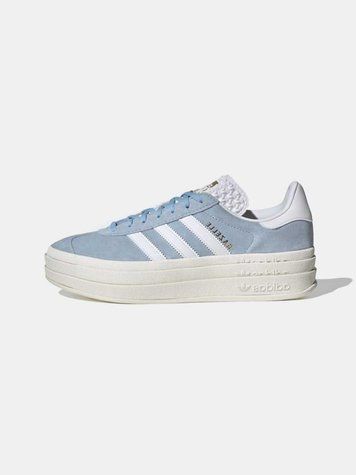 Кросівки Adidas Gazelle Bold Platform Blue White 14007-Блакитний-36 фото