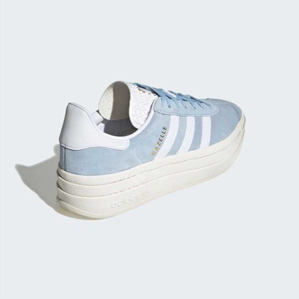 Кросівки Adidas Gazelle Bold Platform Blue White 14007-Блакитний-36 фото