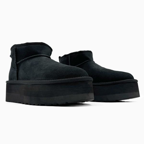 Угги на платформі UGG Ultra Mini Platform Black 10240-Чорний-36 фото