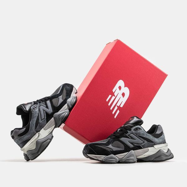 Кросівки New Balance 9060 Black Grey 10580-Темно-сірий-36 фото