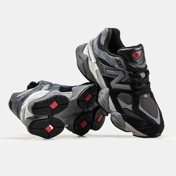 Кросівки New Balance 9060 Black Grey 10580-Темно-сірий-36 фото