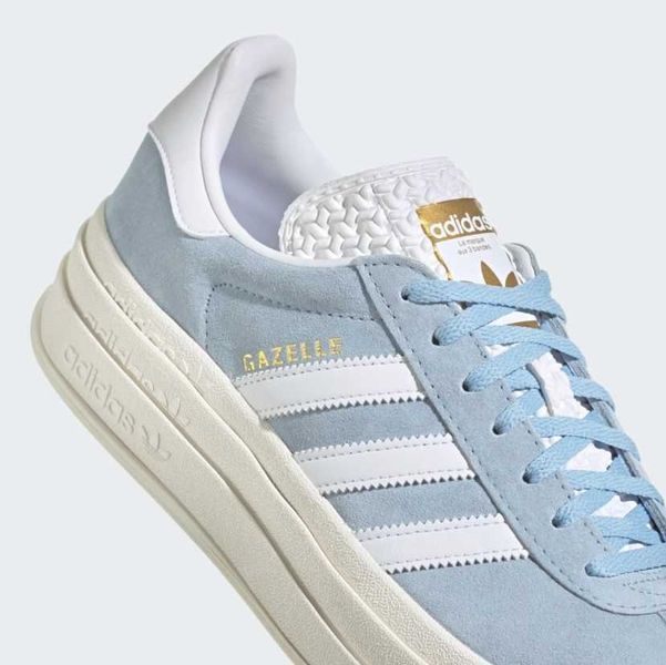 Кросівки Adidas Gazelle Bold Platform Blue White 14007-Блакитний-36 фото