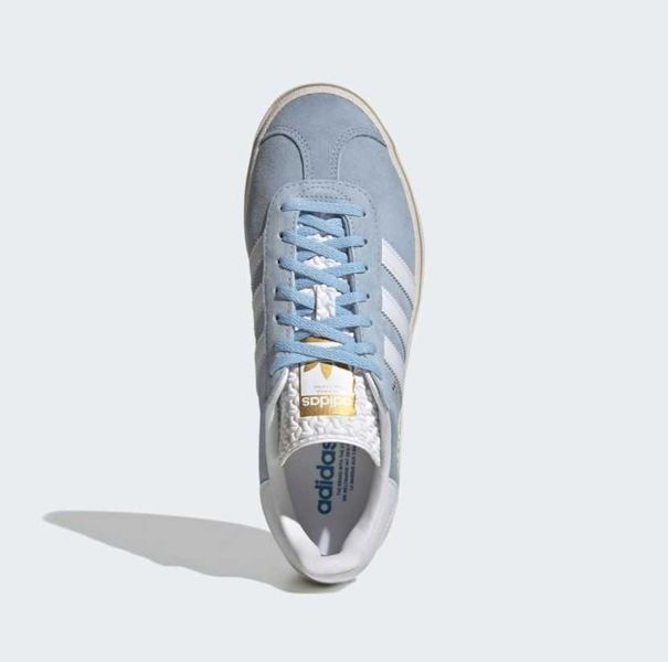 Кросівки Adidas Gazelle Bold Platform Blue White 14007-Блакитний-36 фото