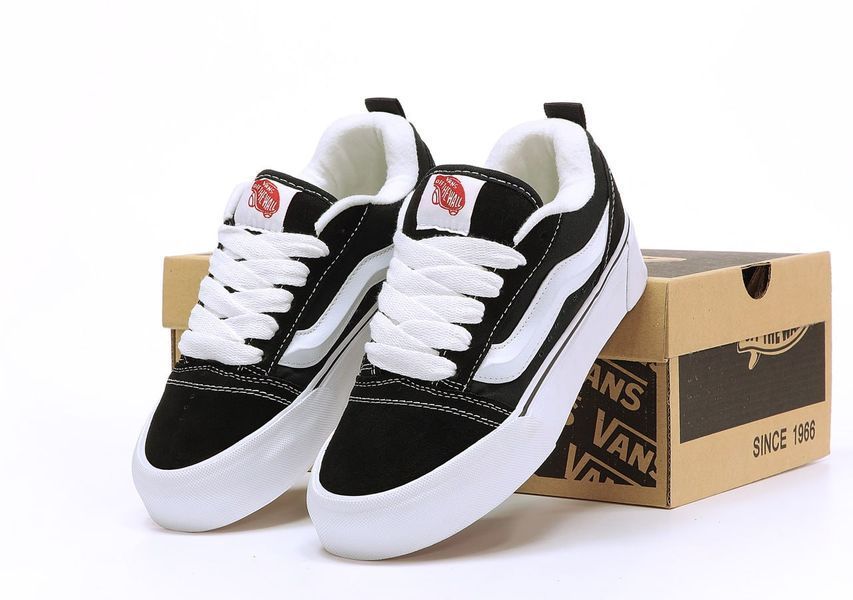 Кеди Vans KNU Skool Platform 12819-Чорний-36 фото