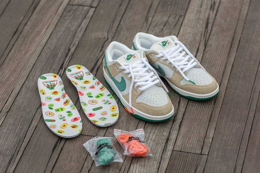 Кросівки Nike x Jarritos SB Dunk Low &laquo;Phantom Orange Malachite&raquo; 12953-Зелений-36 фото