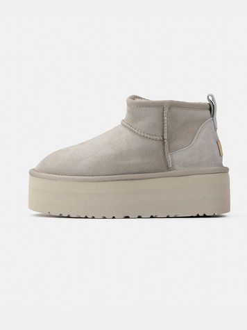 UGG Ultra Mini Platform Light Grey 13922-Сірий-39 фото
