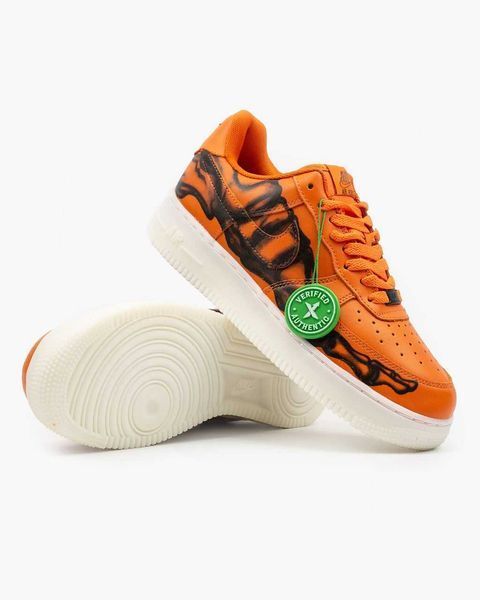 Кросівки Nike Air Force Low Skeleton QS Orange 05675-Помаранчевий-41 фото