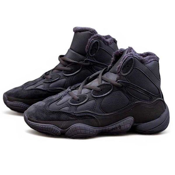 Кросівки Adidas Yeezy Boost 500 High Black WInter Fur(зимові) 09643-Чорний-41 фото