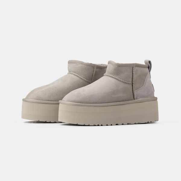 UGG Ultra Mini Platform Light Grey 13922-Сірий-39 фото